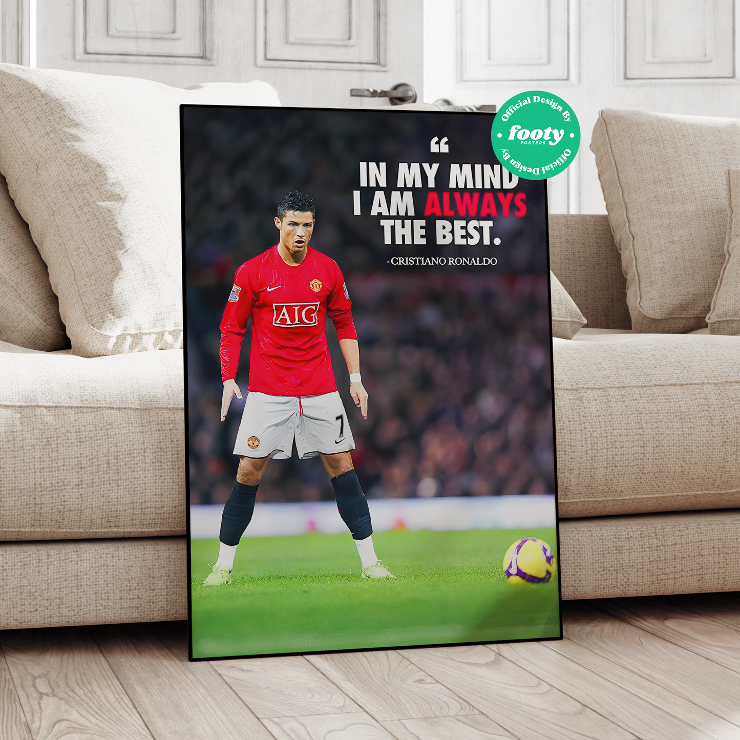 Cristiano Ronaldo „CR7“-Poster