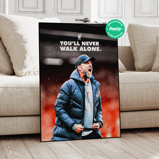 Klopp 'YNWA' Poster