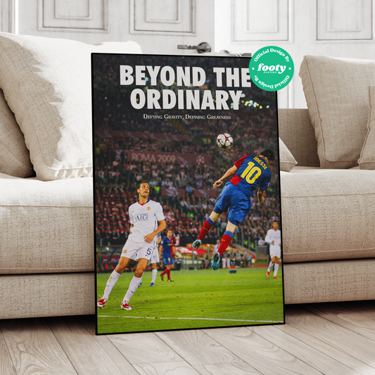 Messi 'Beyond The Ordinary' Poster