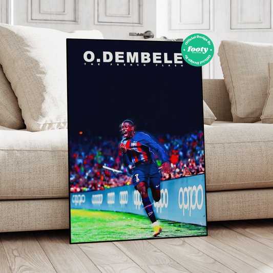 Ousmane Dembele 'The Flash' Poster