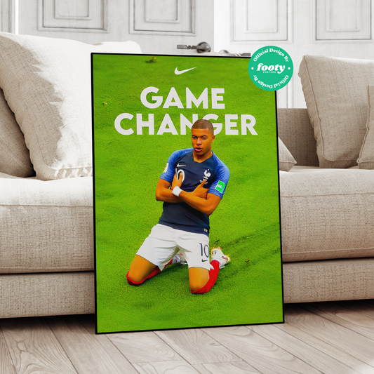 Kylian Mbappe 'Game Changer' Poster