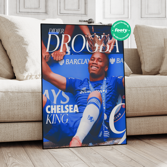 Didier Drogba 'Chelsea King' Poster