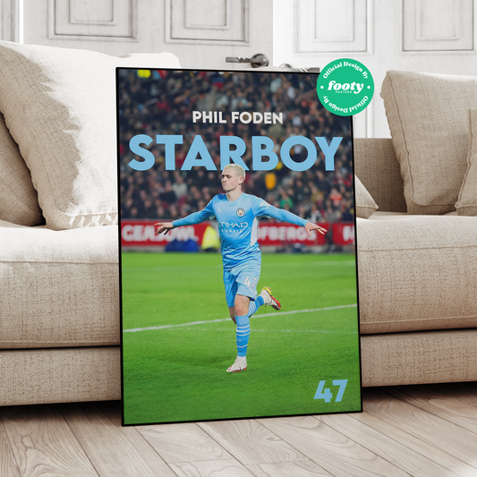 Phil Foden 'Starboy' Poster