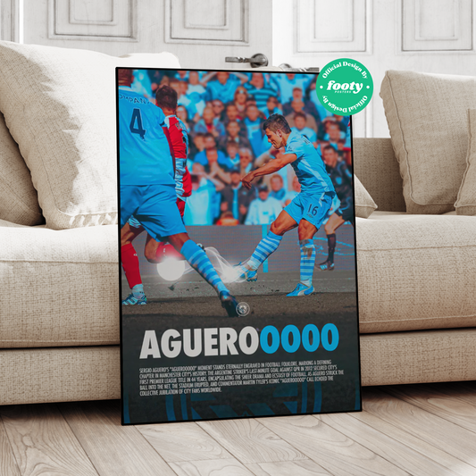 Aguerooooo Poster