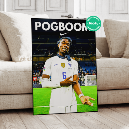 Paul Pogba 'Pogboom' Poster