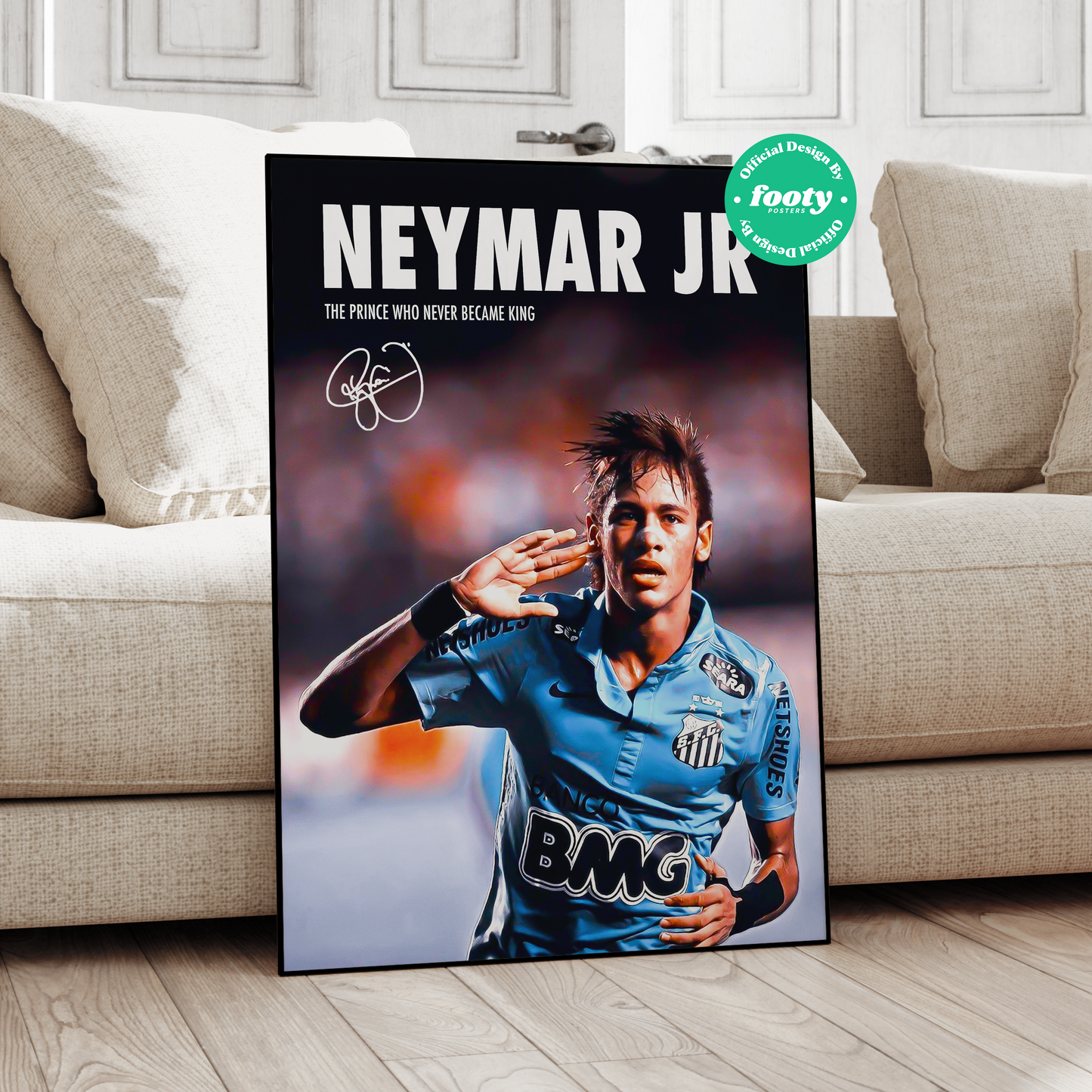 Neymar 'Santos' Poster