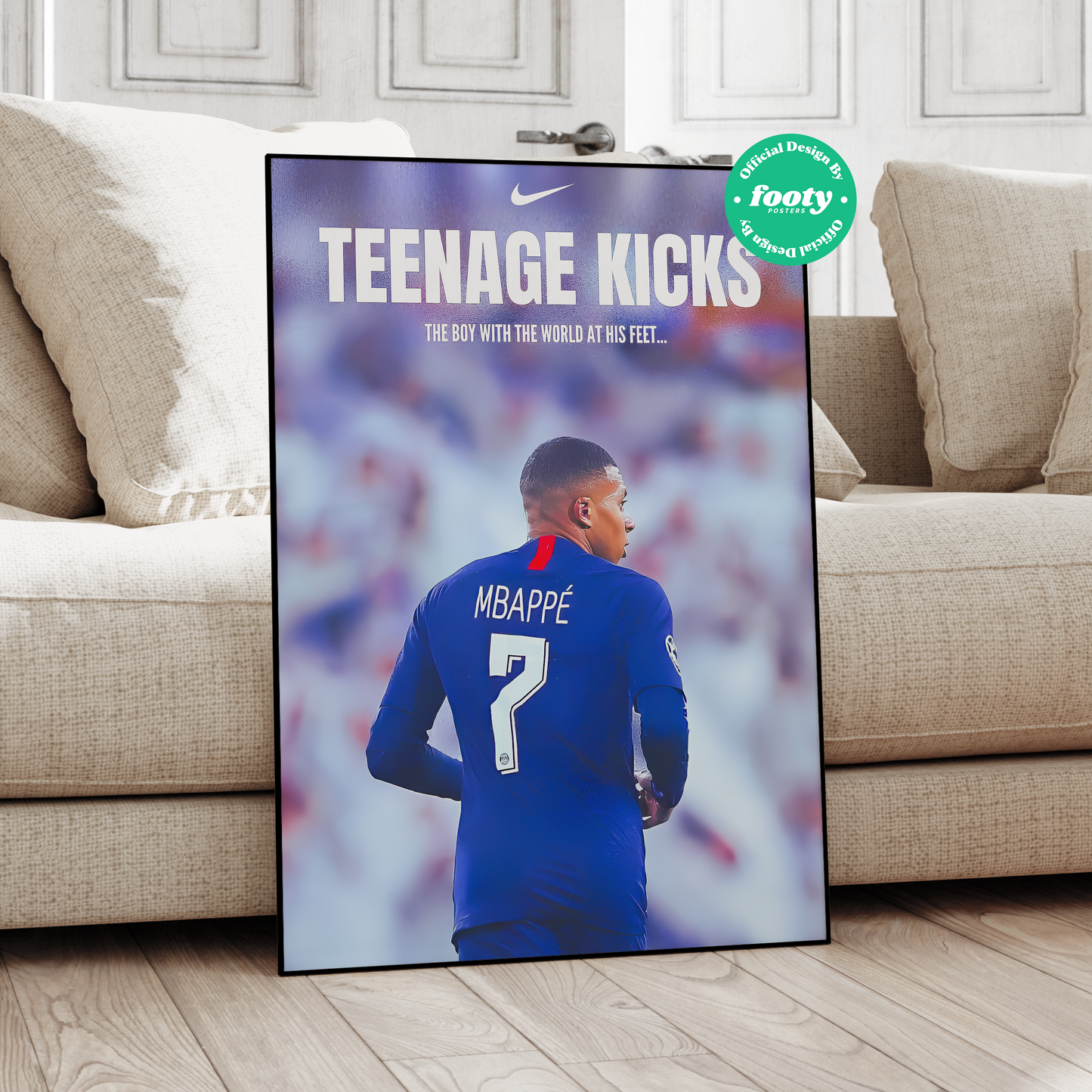 Kylian Mbappe 'Kicks' Poster