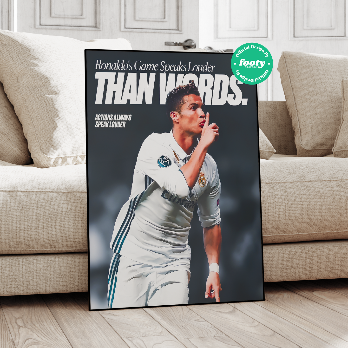 Cristiano Ronaldo 'Louder' Poster