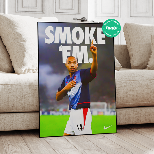 Thierry Henry 'Smoke' Poster