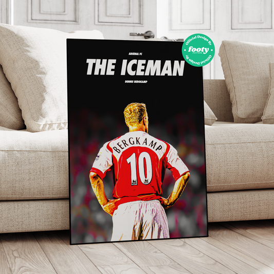 Dennis Bergkamp 'The Iceman' Poster