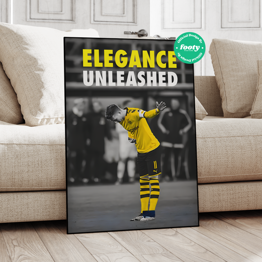 Marco Reus „Entfesselte Eleganz“-Poster