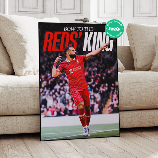 Mo Salah 'Reds King' Poster