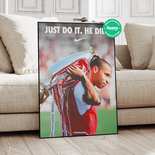 Thierry Henry 'Do It' Premier League Poster