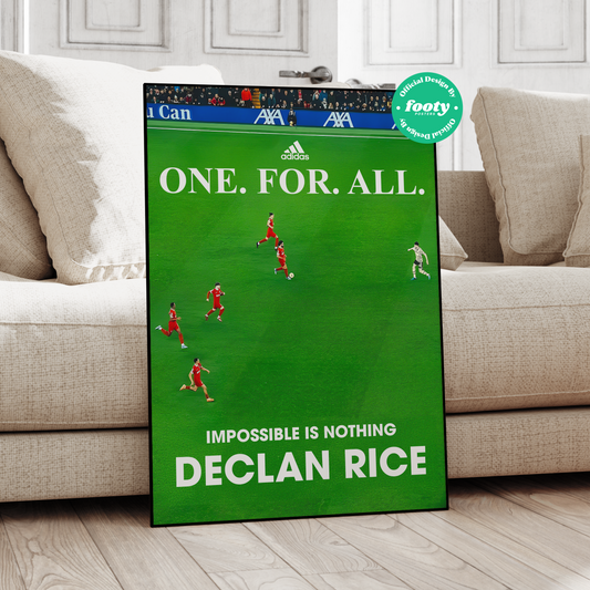 Declan Rice 'One For All' Poster