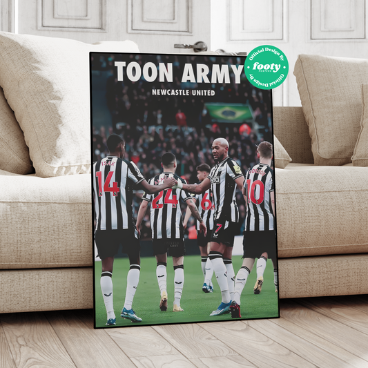 Newcastle United 'Toon Army' Poster