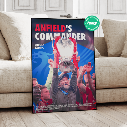 Klopp 'Anfields Commander' Poster