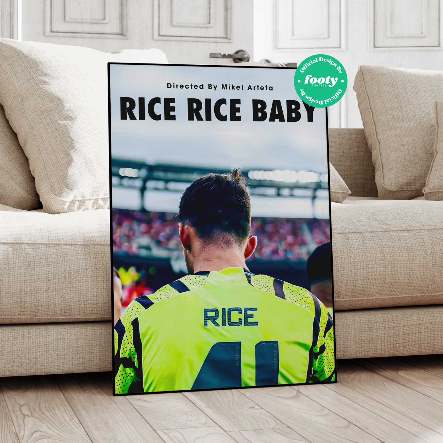 Declan Rice 'Rice Rice Baby' Poster