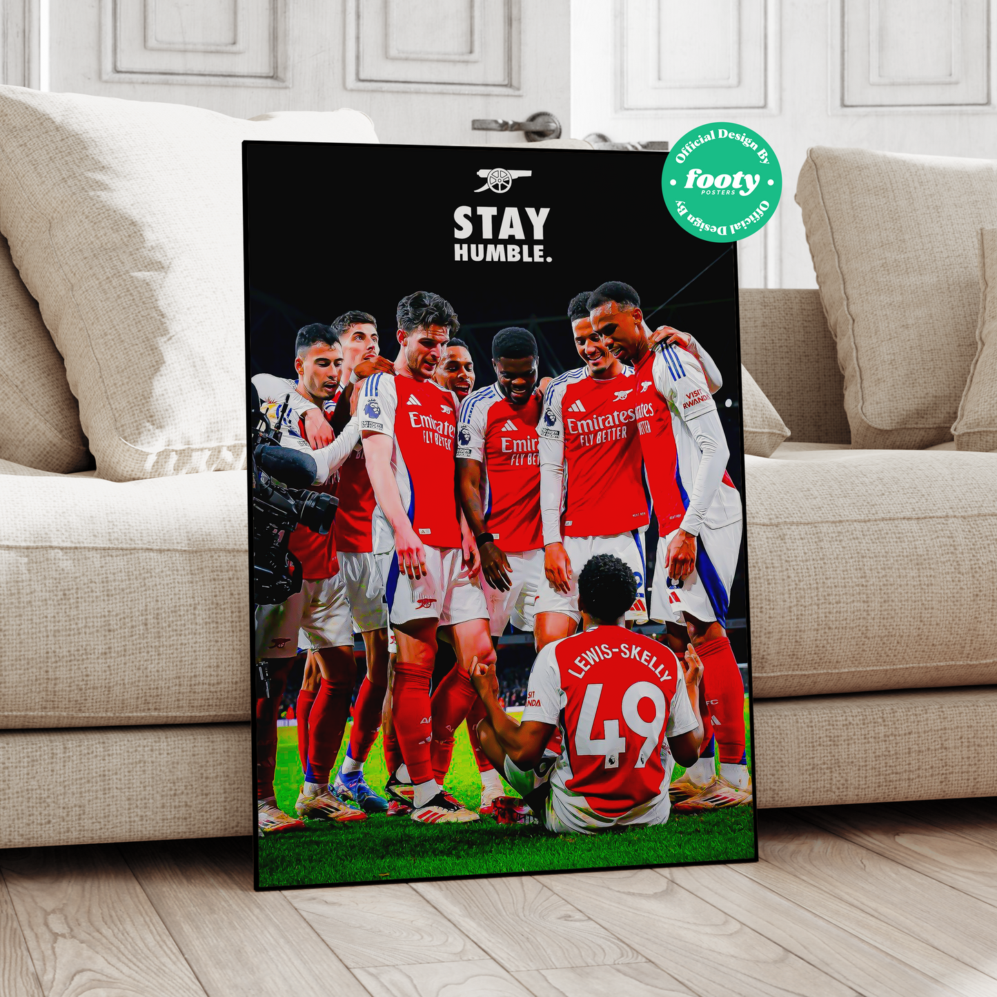 Arsenal 'Stay Humble' Poster