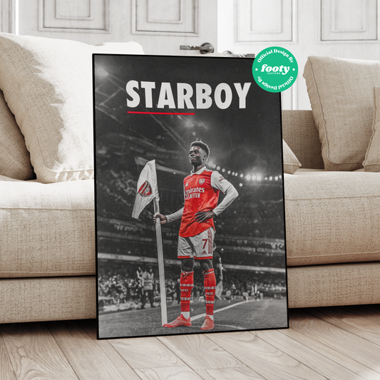 Bukayo Saka 'Der Starboy' Poster