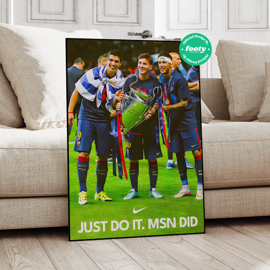 Messi, Suarez & Neymar 'Do It' Poster