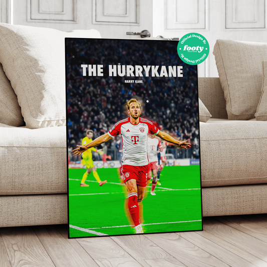 Harry Kane 'The Hurrykane' Poster