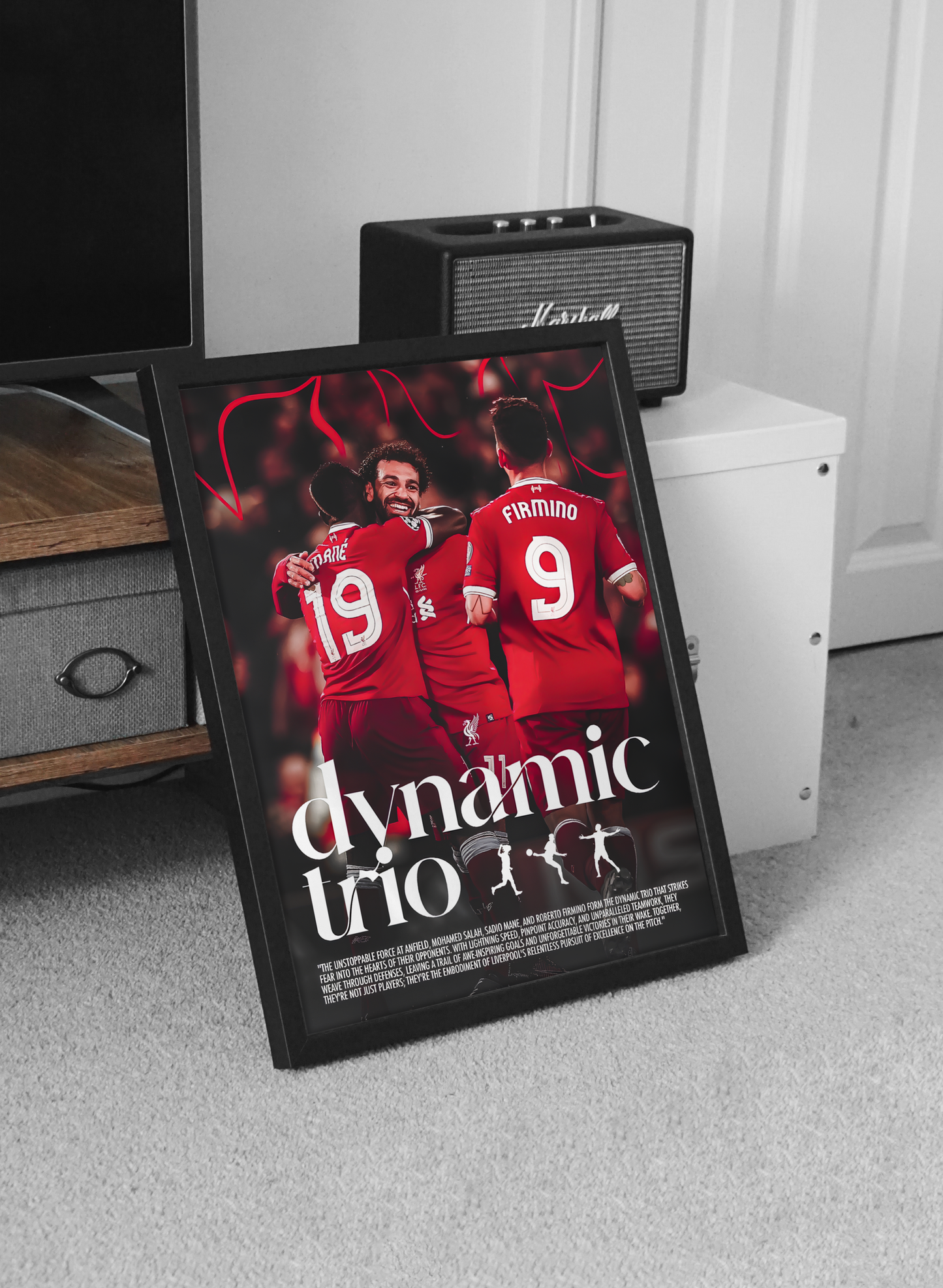 Mane, Salah & Firmino 'Dynamic Trio' Poster