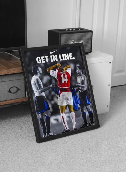 Thierry Henry 'Get In Line' Poster