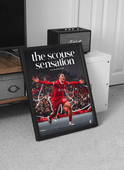 Poster „In Liverpool geboren und aufgewachsen“ von Trent Alexander-Arnold