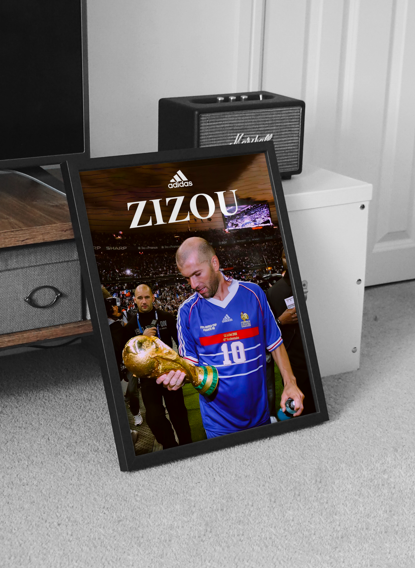 Zinedine Zidane 'Zizou World Cup' Poster