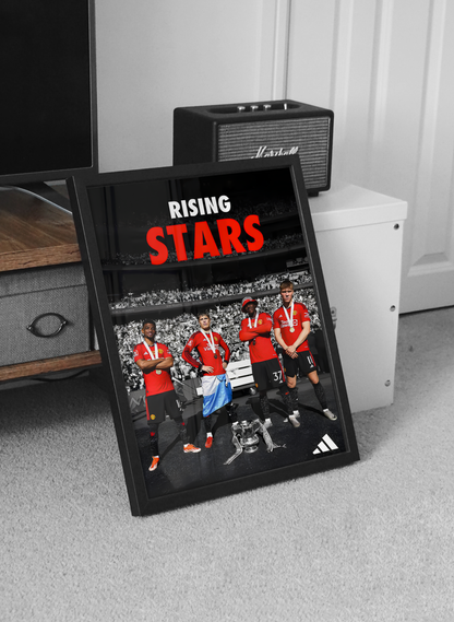 Manchester United 'Rising Stars' Poster