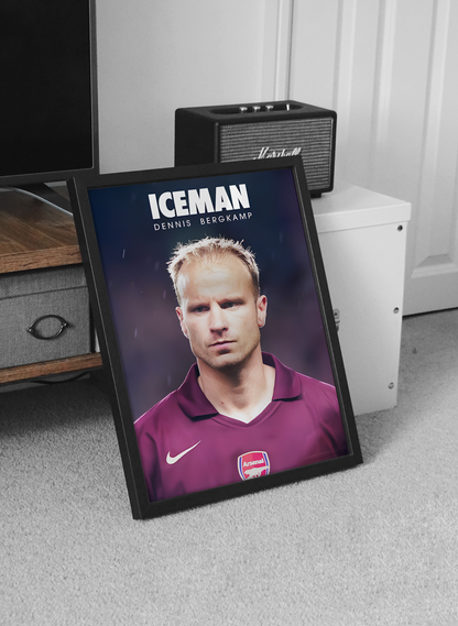 Dennis Bergkamp 'ICEMAN' Poster