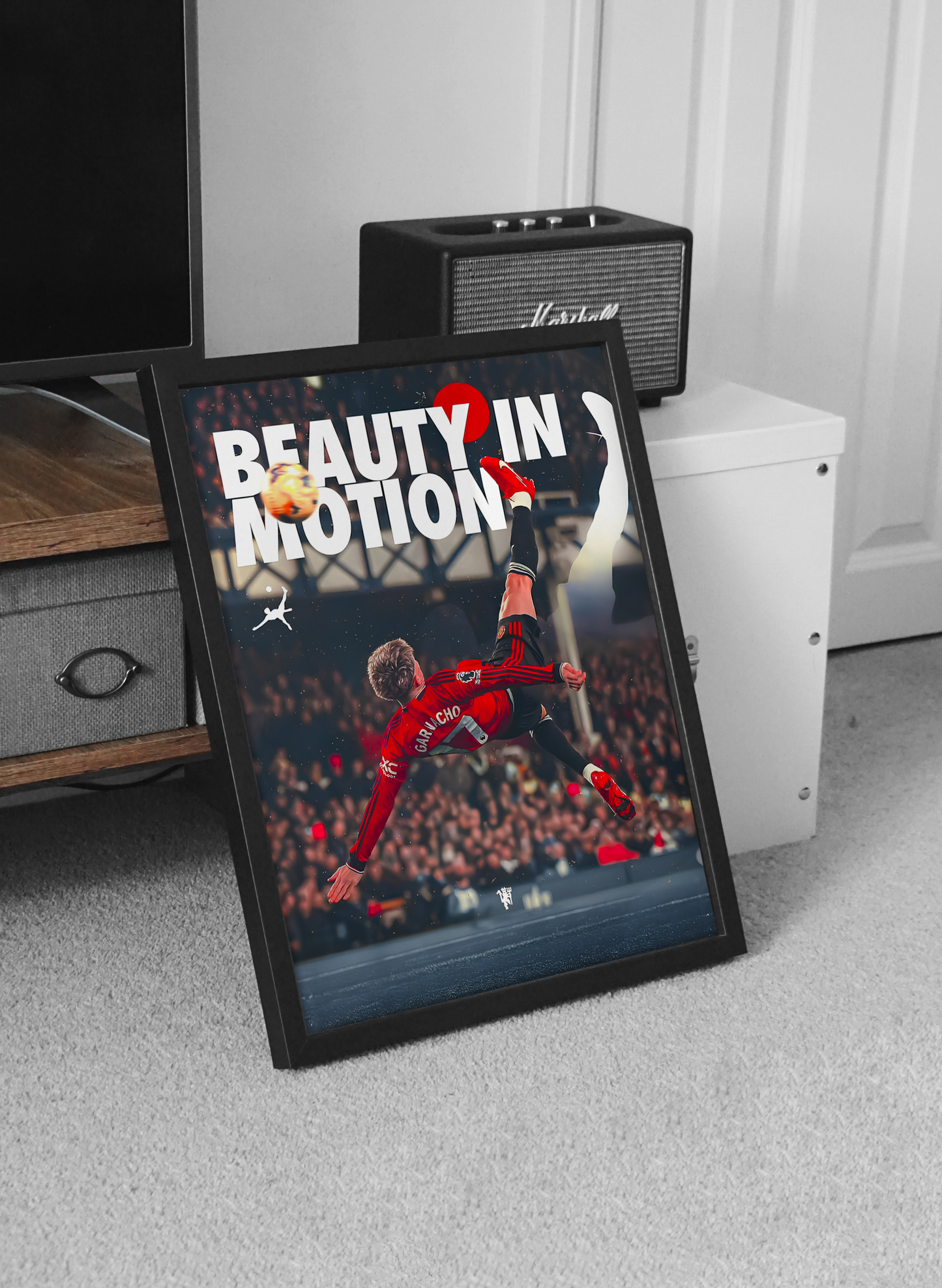 Garnacho 'Beauty In Motion' Poster