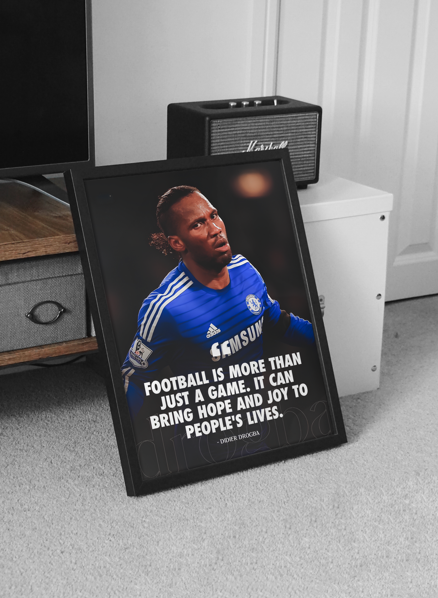 Didier Drogba 'Quote' Poster