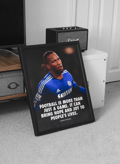 Drogba hat es getan Poster