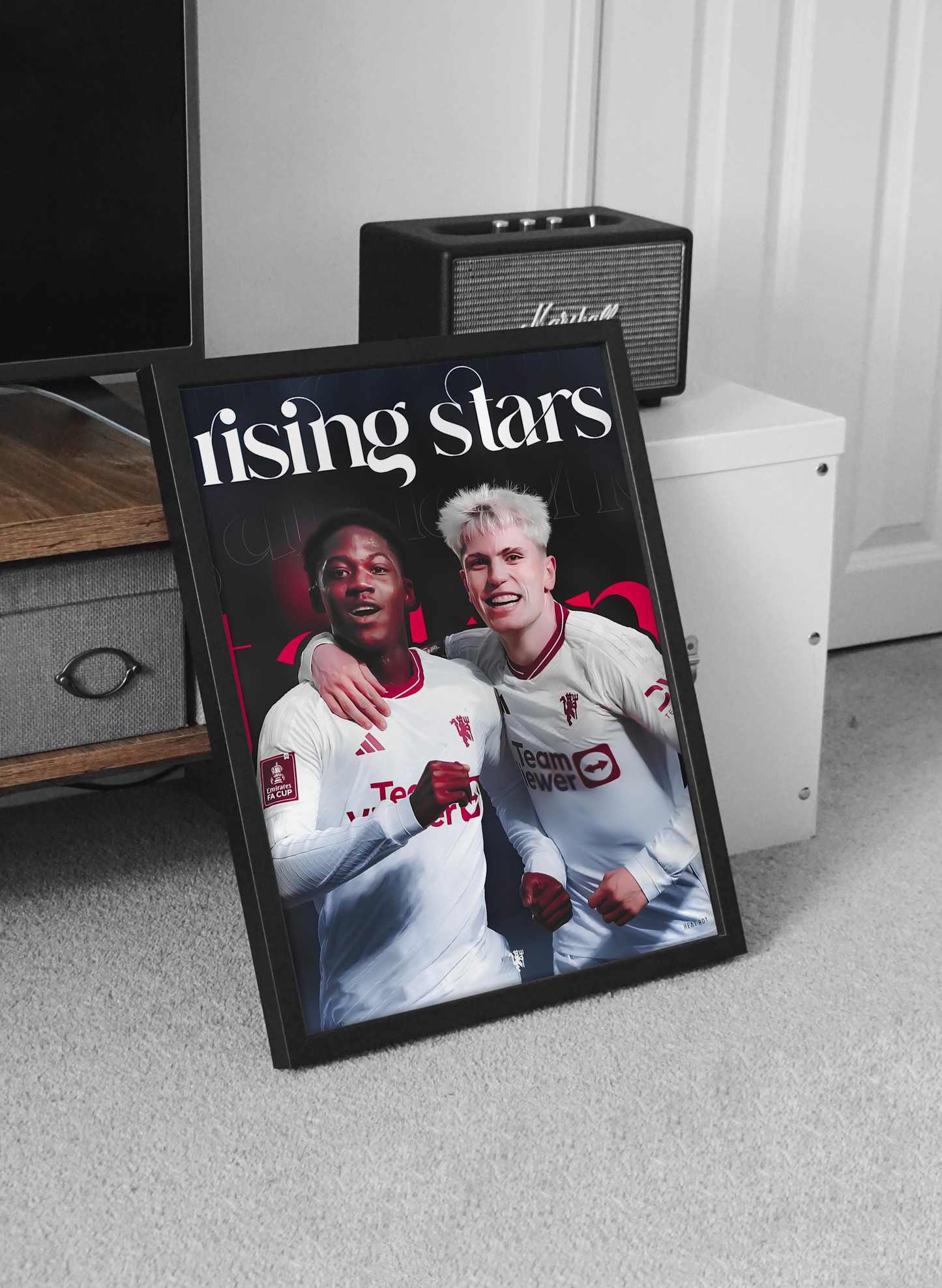 Mainoo & Garnacho ‘Rising Stars’ Poster