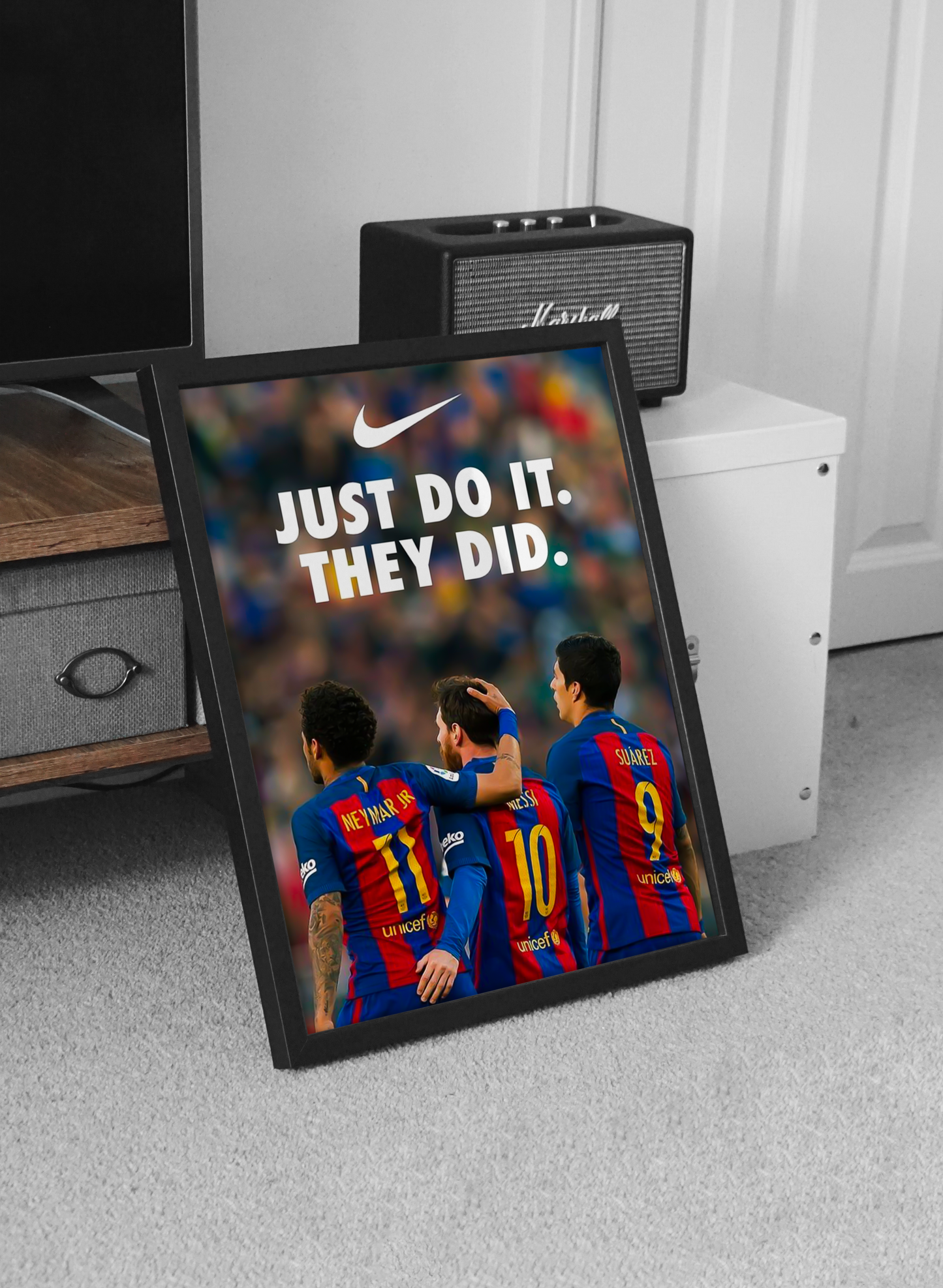 Neymar Jr, Messi & Suárez 'They Did' Poster