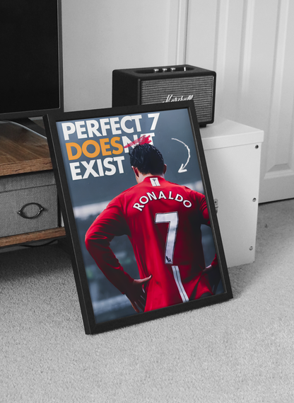 Cristiano Ronaldo 'Perfect Does Exist' Poster