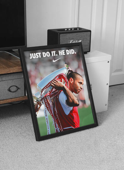 Thierry Henry 'Just Do It. He Did' Poster