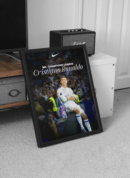 Cristiano Ronaldo 'Mr Champions League' Poster