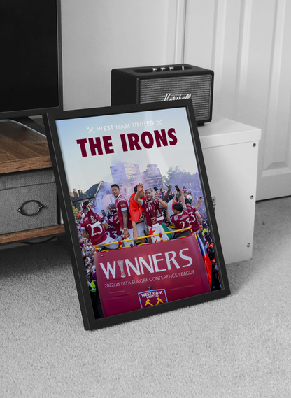 West Ham 'The Irons' Poster