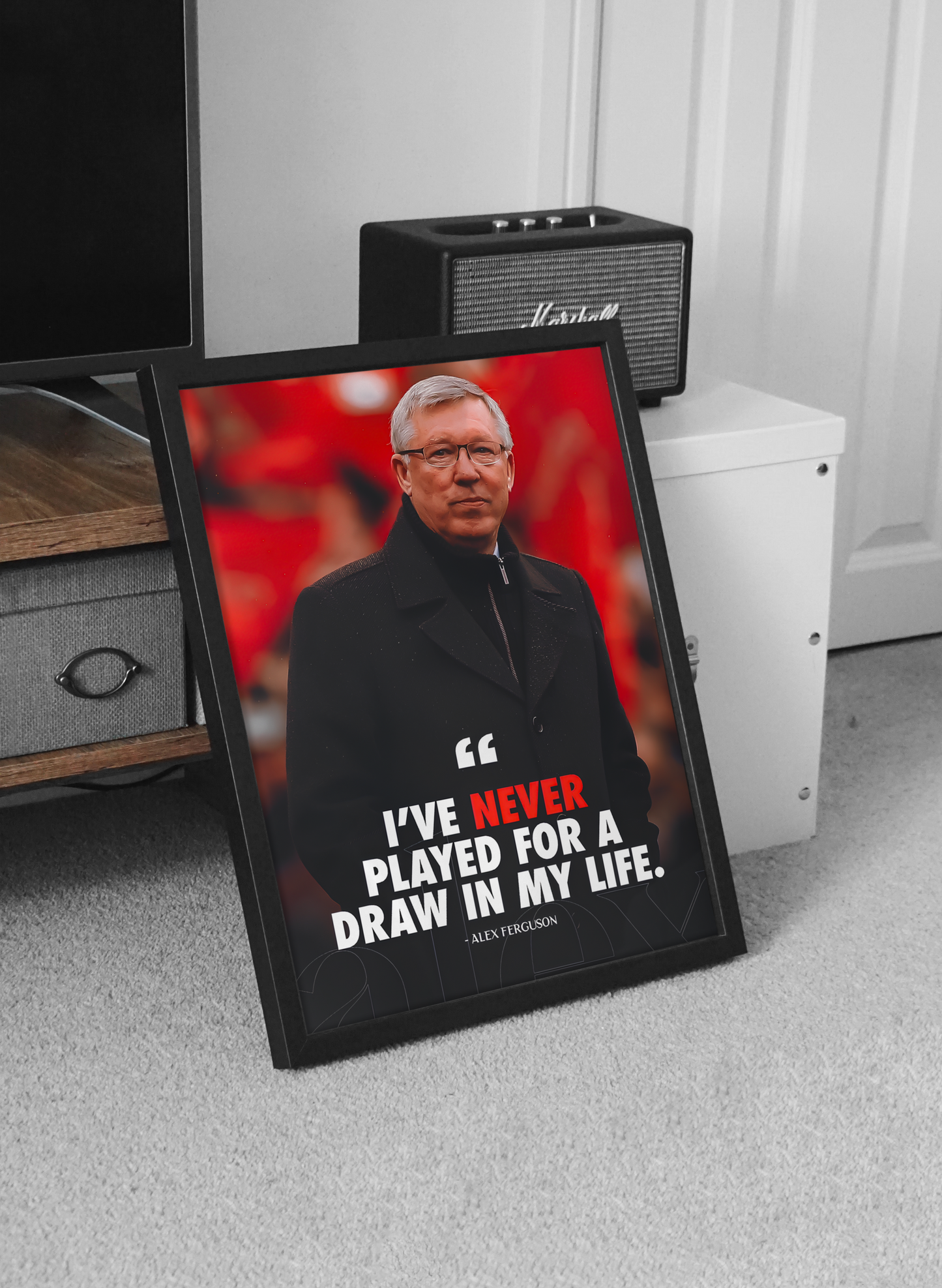 Sir Alex Ferguson 'Quote' Poster