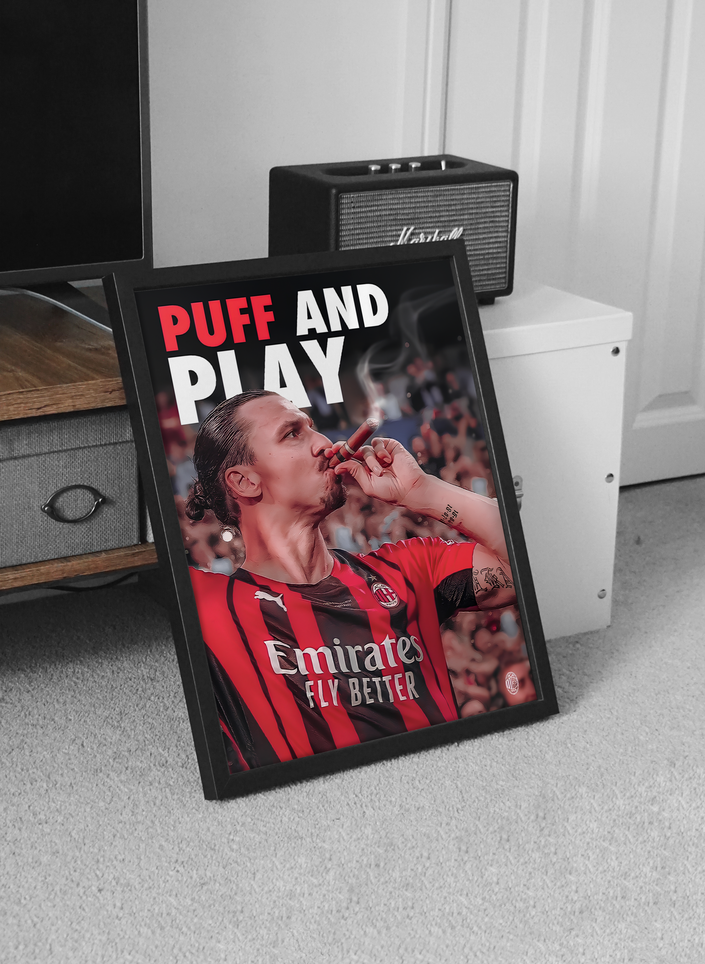 Zlatan 'Puff And Play' Poster