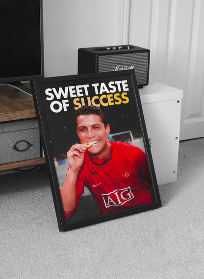 Cristiano Ronaldo 'Sweet Taste Of Success' Poster