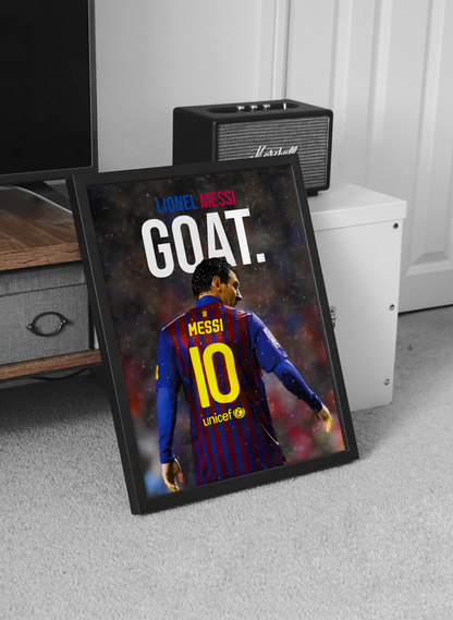 Poster „Der Auserwählte“ von Lionel Messi