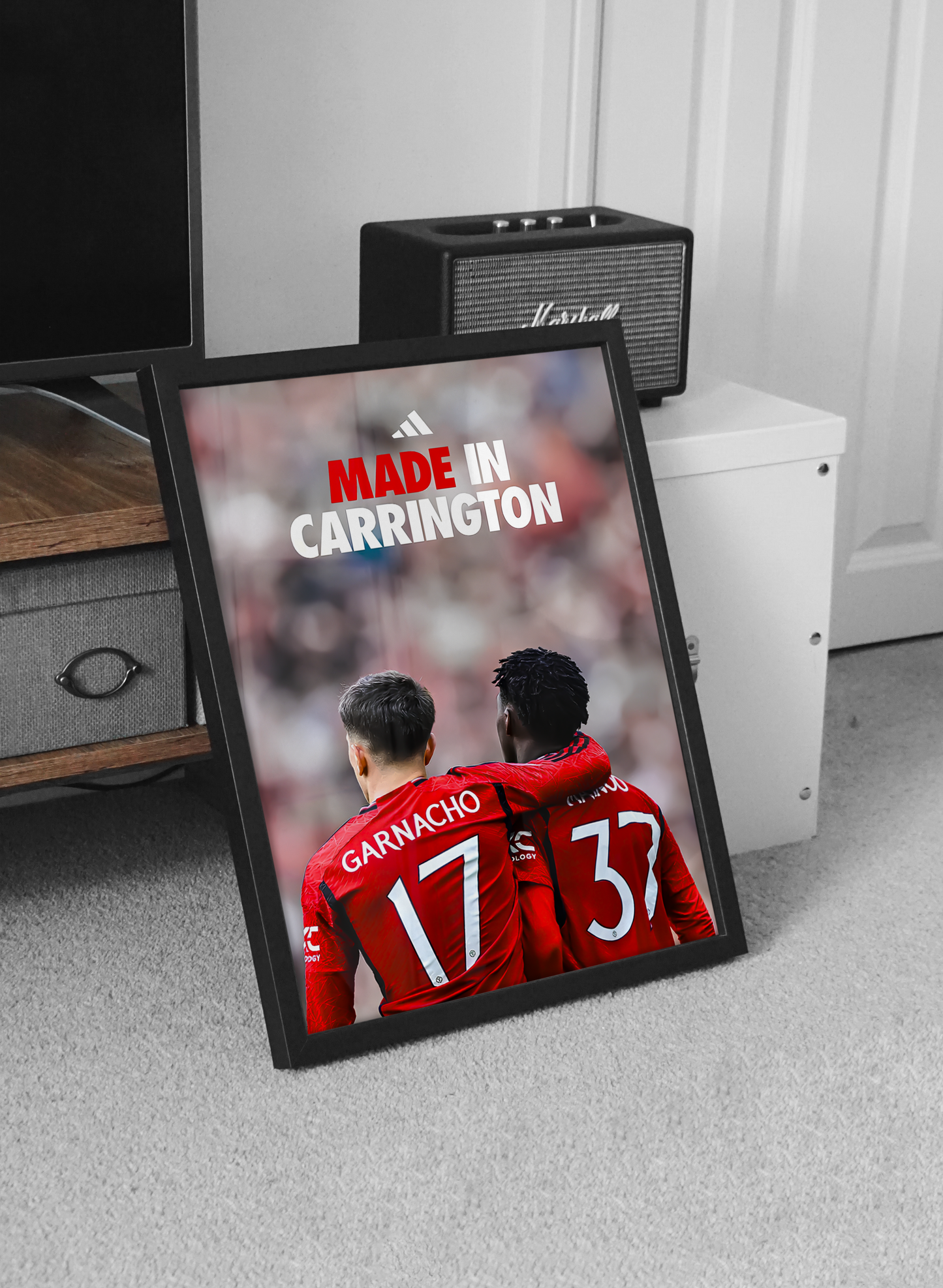 Garnacho & Mainoo 'Made In Carrington' Poster