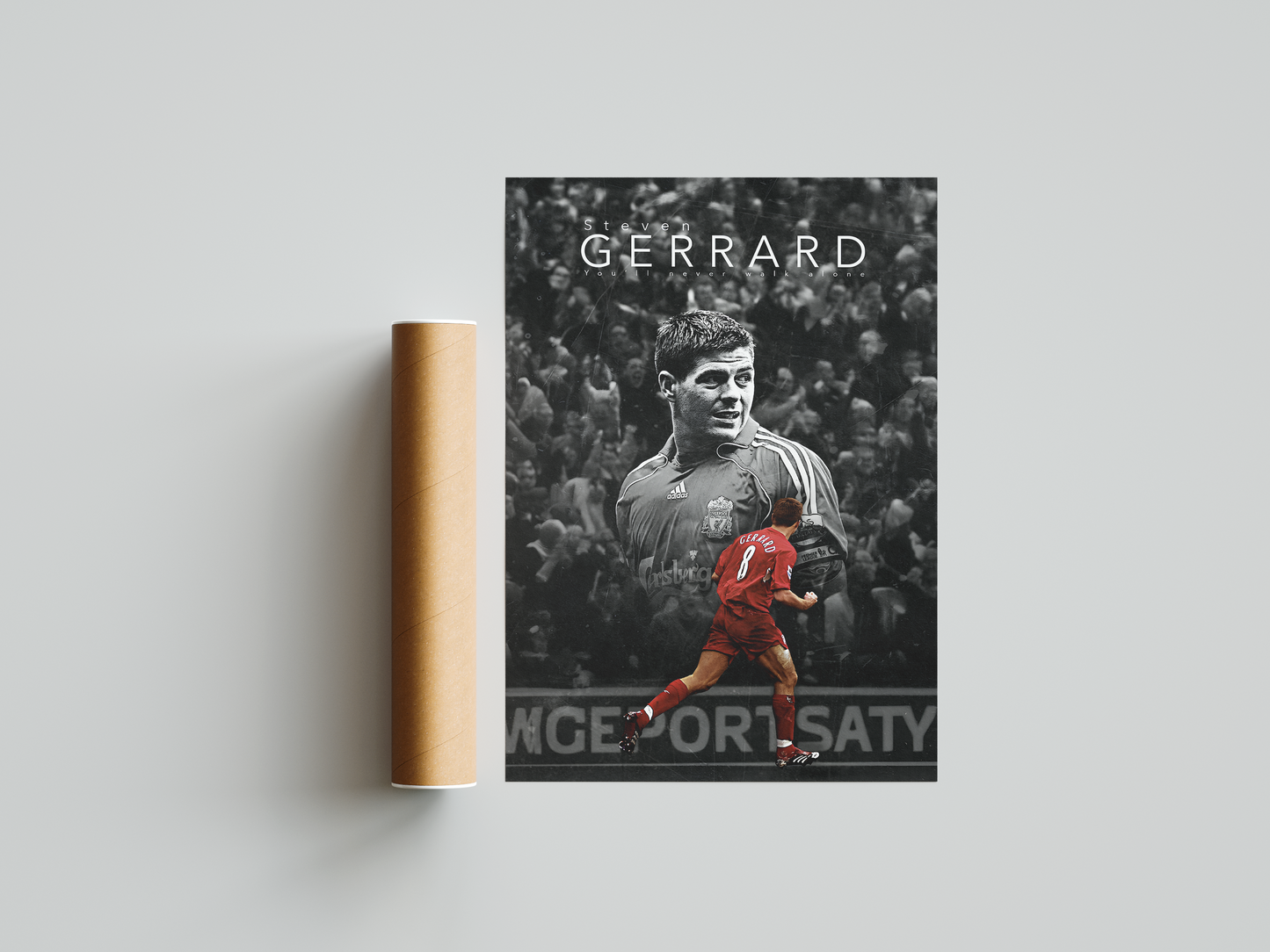 Steven Gerrard 'Glory' Poster