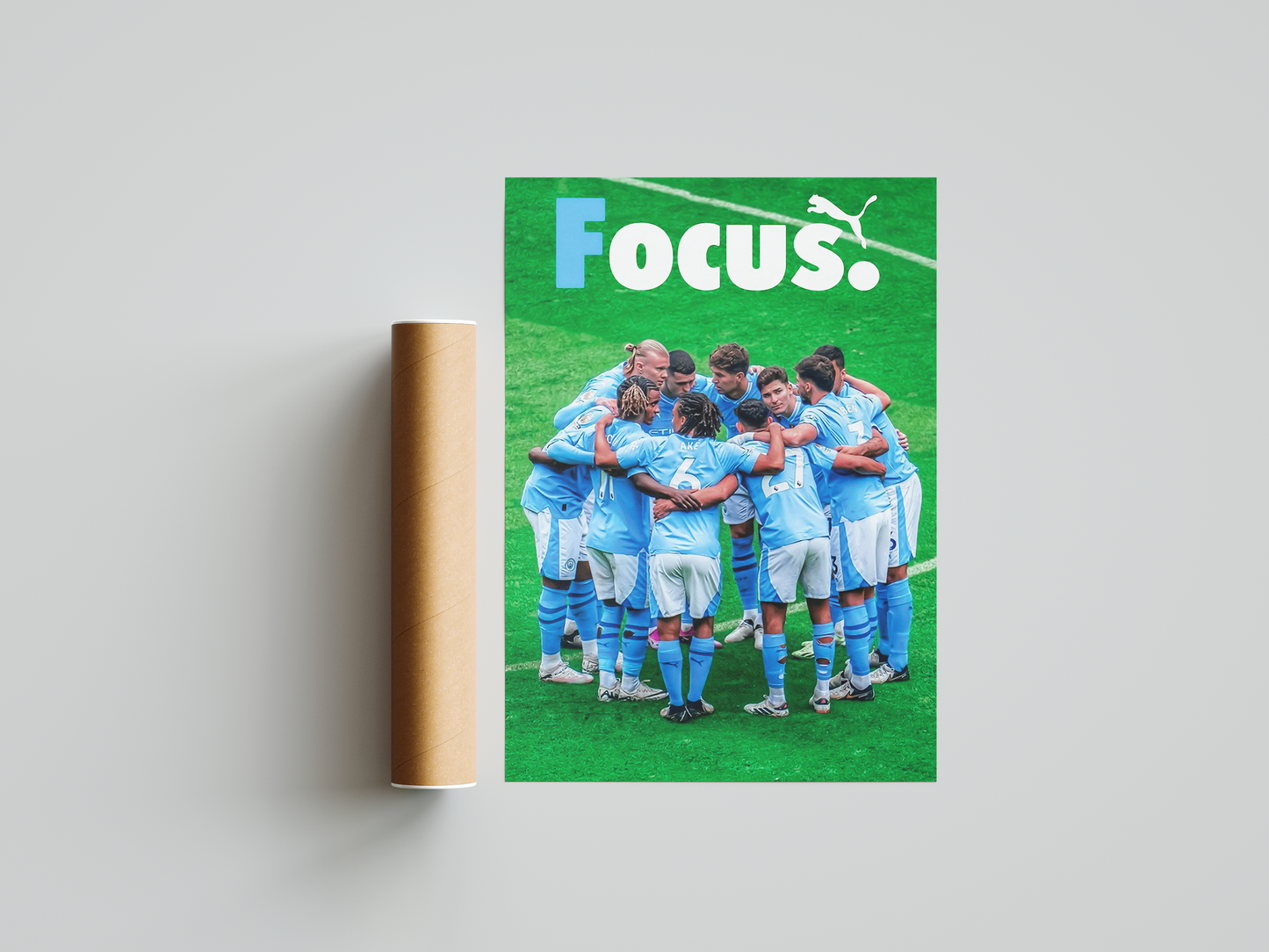 Manchester City 'Focus' Poster