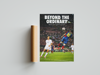 Messi 'Beyond The Ordinary' Poster