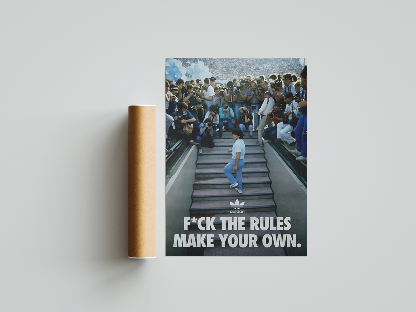 Diego Maradona 'Fu*k The Rules' Poster