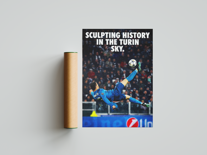 Cristiano Ronaldo 'Sculpting History' Poster